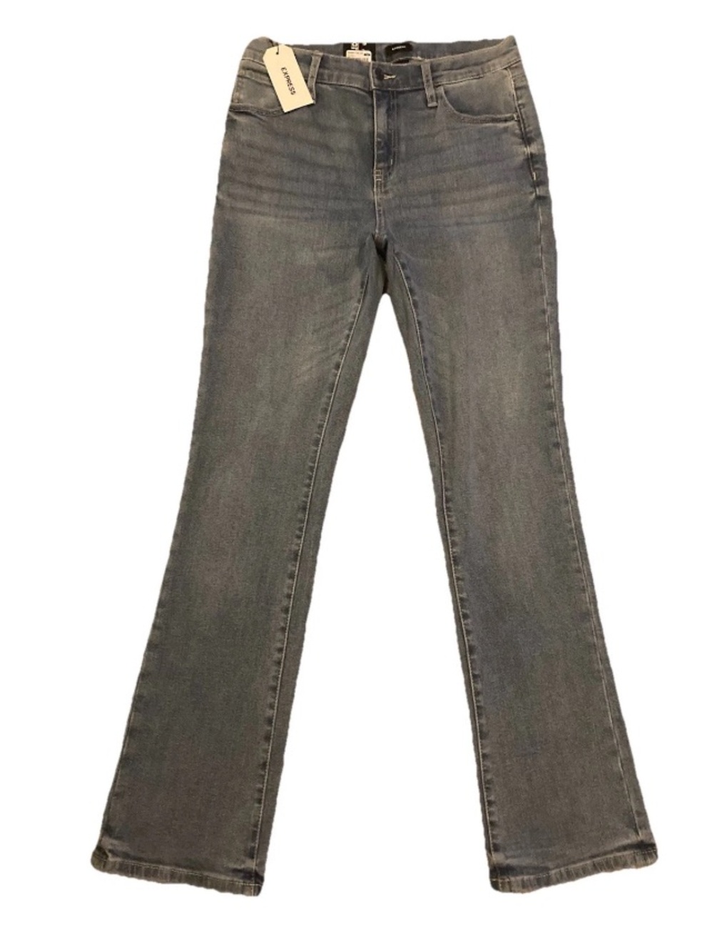 Express Woman’s Size 10 Bootcut Stretch Light Blue Jeans NWT, $98 MSRP